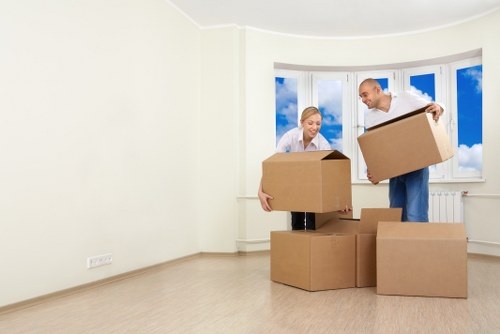 Secure handling of office furniture, documents, and computer equipment during Thehale removals