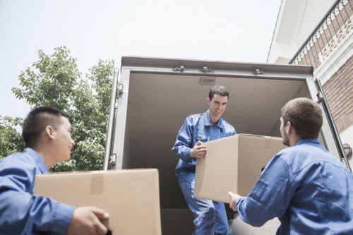 Secure furniture storage facility in Thehale with organized units