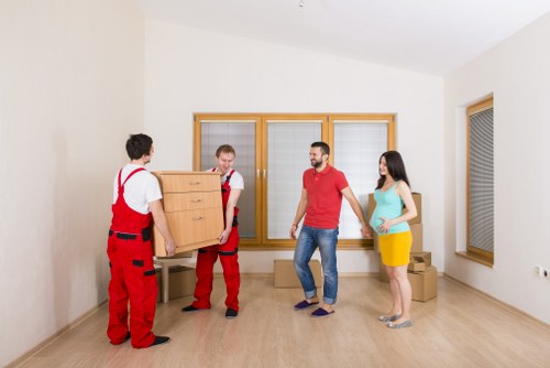 Customer ending a storage agreement and clearing a unit