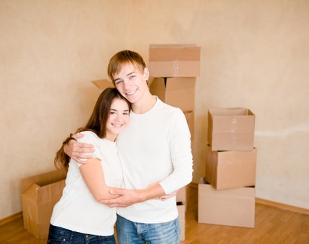 Home moving team handling furniture for removals in Thehale
