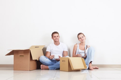 Professional packing materials used for house removals in Thehale